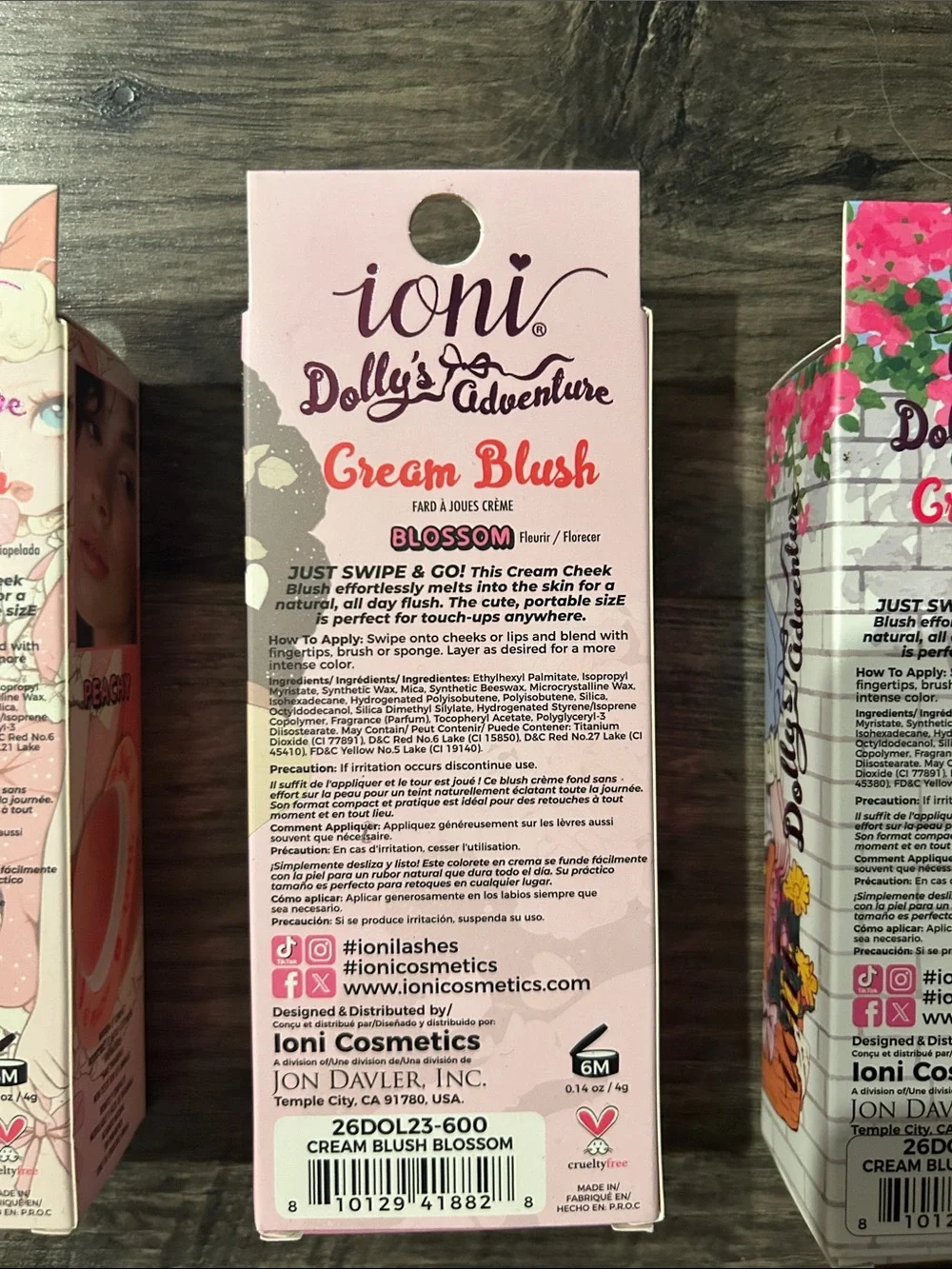 Ioni Dolly’s Adventure Cream Blush Set NEW